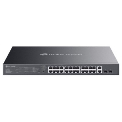 TP-Link Omada ES228GMP switch Gestionado Gigabit Ethernet (10/100/1000) Energía sobre Ethernet (PoE) Negro (Espera 4 dias)