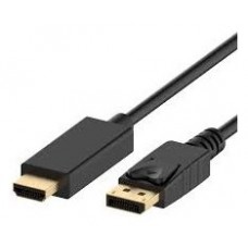 Ewent EC1430 adaptador de cable de vídeo 1 m DisplayPort HDMI tipo A (Estándar) Negro (Espera 4 dias)