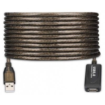 Ewent EW1021 cable USB 10 m USB 2.0 USB A Negro (Espera 4 dias)