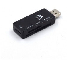 Ewent EW1049 lector de tarjeta USB 2.0 Negro (Espera 4 dias)