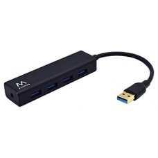 Ewent EW1136 hub de interfaz USB 3.2 Gen 1 (3.1 Gen 1) Type-A 480 Mbit/s Negro (Espera 4 dias)