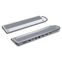 DOCKING EWENT EW1150 MULTIPUERTO USB-C PD100W/2HDMI (Espera 4 dias)