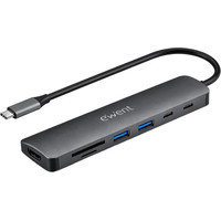 HUB EWENT EW1152 USB-C 7 EN 1 HDMI (Espera 4 dias)-4SX HUB EWENT EW1152 USB-C 7 EN 1 HDMI (Espera 4 dias)