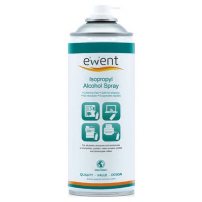 Ewent EW5611 kit de limpieza para computadora Espray para limpieza de equipos Universal 400 ml (Espera 4 dias)