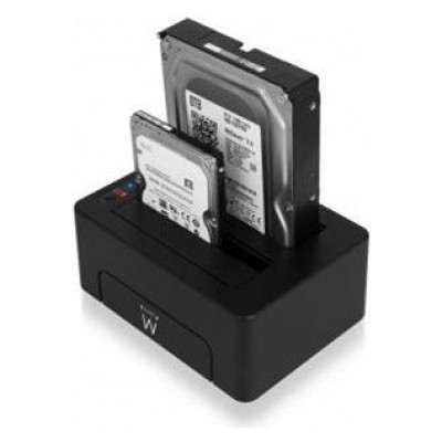 Ewent EW7014 Dock Station Dual 2.5"-3.5" USB 3.1