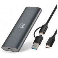 Ewent EW7061 caja para disco duro externo Caja externa para unidad de estado sólido (SSD) Gris Oscuro (Espera 4 dias)-5SX Ewent EW7061 caja para disco duro externo Caja externa para unidad de estado sólido (SSD) Gris Oscuro (Espera 4 dias)