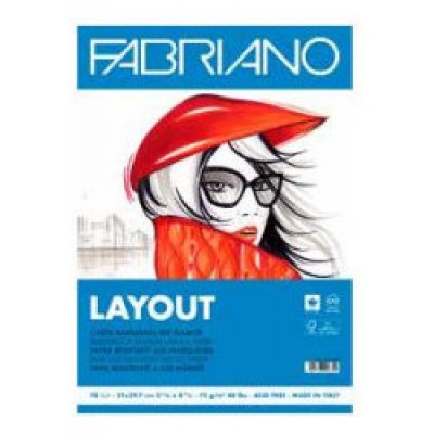 BLOC LISO ENCOLADO A3 70HOJAS 75 GR TODO TIPO TINTAS FABRIANO F19100506 (Espera 4 dias)