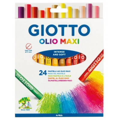 ESTUCHE CON ASA GIOTTODE 24 BARRAS DE PINTURA ÓLEO GIOTTO F293800 (Espera 4 dias)