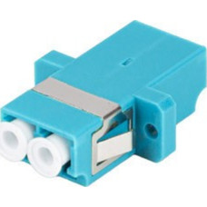 ADAPTADOR FIBRA OPTICA LANBERG LC/UPC OM3 MULTIMODO DUPLEX AZUL TURQUESA-SX0 ADAPTADOR FIBRA OPTICA LANBERG LC/UPC OM3 MULTIMODO DUPLEX AZUL TURQUESA