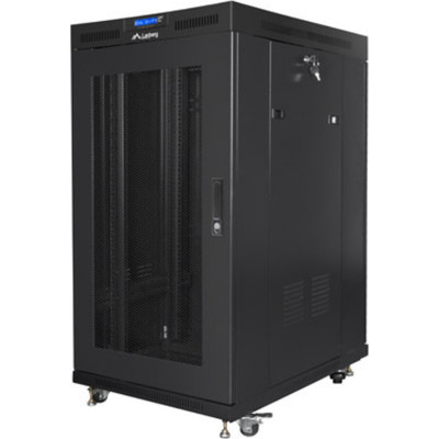 ARMARIO LANBERG RACK 19" 22U 800X1000 FLAT PACK PUERTA PERFORADA CON LCD NEGRO-SX131 ARMARIO LANBERG RACK 19" 22U 800X1000 FLAT PACK PUERTA PERFORADA CON LCD NEGRO