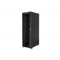 ARMARIO LANBERG RACK 19" 42U 800X1200 FLAT PACK NEGRO PUERTA CRISTAL CON LCD