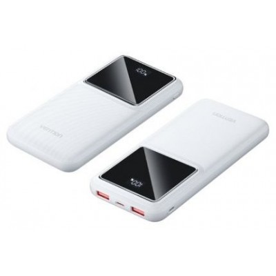POWER BANK 10000mAh 22.5W BLANCO VENTION (Espera 4 dias)