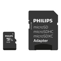 MEMORIA SD MICRO-SDXC 64GB PHILIPS CLASE 10 +