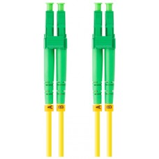 CABLE DE FIBRAOPTICA LANBERG 5M MONO LC/APC-LC/APC DUPLEX G657A1 LSZH AMARILL