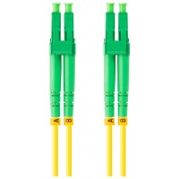 CABLE DE FIBRAOPTICA LANBERG 2M MONO LC/APC-LC/UPC DUPLEX G657A1 LSZH AMARILL