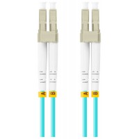 CABLE DE FIBRAOPTICA LANBERG 2M MULTI LC/UPC-LC/UPC DUPLEX OM3 50/125 LSZH  AZUL