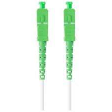 CABLE DE FIBRAOPTICA LANBERG 5M MONO SC/APC-SC/APC SIMPLEX G657B3 LSZH BLANC