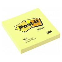 BLOC 100 HOJAS NOTAS ADHESIVAS 76X76MM COLORES SURTIDOS 654 ENCELOFANADO CAJA DISPENSADORA 6820-COL-W10 POST-IT 7100317840 (MIN10) (Espera 4 dias)