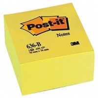 NOTAS ADHESIVAS POST-IT 3M 76X76 CUBO AMA