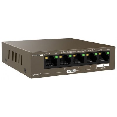 SWITCH IP-COM  5P GIGABIT 4POE G1105PD