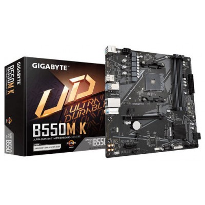 PLACA GIGABYTE B550M K AMD AM4 4DDR4 HDMI PCIE3.0 (Espera 4 dias)