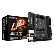 PLACA GIGABYTE A520I AC,AMD,AM4,A520,2DDR4,64GB,DP+2HDMI,GBLAN+WIFIAC+BT4.2,4SATA6+1M.2,2USB3.2,MINI-ITX (Espera 4 dias)-SX21 PLACA GIGABYTE A520I AC,AMD,AM4,A520,2DDR4,64GB,DP+2HDMI,GBLAN+WIFIAC+BT4.2,4SATA6+1M.2,2USB3.2,MINI-ITX (Espera 4 dias)