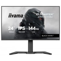 MONITOR IIYAMA 24 PULGADAS RESOLUCIÓN FULL HD (1920X1080), PANEL IPS, 1 MS (MPRT), 100 HZ, BRILLO 250, CONTRASTE 1300:1, HDMI, DISPLAYPORT, USB HUB, ALTAVOCES, SOPORTE AJUSTABLE, FLICKER‑FREE, LOW BLUE LIGHT. (Espera 4 dias)