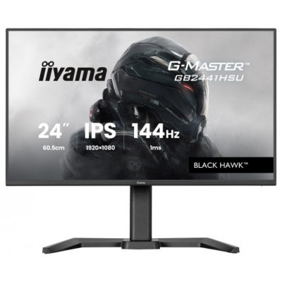 MONITOR IIYAMA 24 PULGADAS RESOLUCIÓN FULL HD (1920X1080), PANEL IPS, 1 MS (MPRT), 100 HZ, BRILLO 250, CONTRASTE 1300:1, HDMI, DISPLAYPORT, USB HUB, ALTAVOCES, SOPORTE AJUSTABLE, FLICKER‑FREE, LOW BLUE LIGHT. (Espera 4 dias)