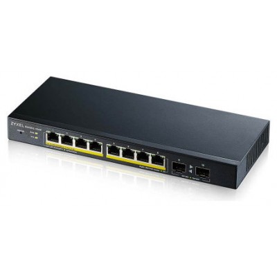 Zyxel GS1900-10HP Gestionado L2 Gigabit Ethernet (10/100/1000) Energía sobre Ethernet (PoE) Negro (Espera 4 dias)