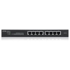 ZYXEL GS1915-8, 8-PORT GBE SMART HYBRID MODE SWITCH, STANDALONE OR NEBULAFLEX CLOUD, DESKTOP, FANLESS (Espera 4 dias)