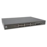 SWITCH GESTIONABLE LEVELONE L3 GTP-2871 24P GIGA POE