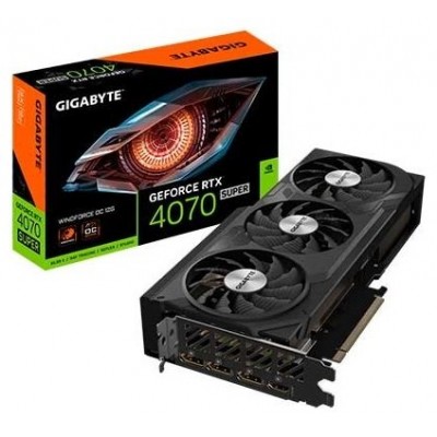 TARJETA GRAFICA GIGABYTE RTX 4070 SUPER 3X WINDFORCE OC 12GB