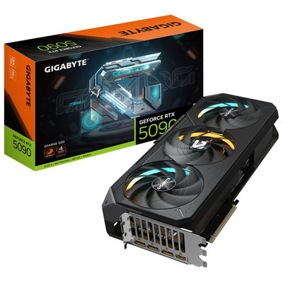 GIGABYTE GeForce RTX 5090 GAMING 32G Tarjeta Gráfica - 32GB GDDR7, 512 bits, PCI-E 5.0, 2407MHz Core Clock, 3 x DP 2.1a, 1 x HDMI 2.1b, NVIDIA DLSS 4, GV-N5090GAMING-32GD (Espera 4 dias)-SX363 GIGABYTE GeForce RTX 5090 GAMING 32G Tarjeta Gráfica - 32GB GDDR7, 512 bits, PCI-E 5.0, 2407MHz Core Clock, 3 x DP 2.1a, 1 x HDMI 2.1b, NVIDIA DLSS 4, GV-N5090GAMING-32GD (Espera 4 dias)
