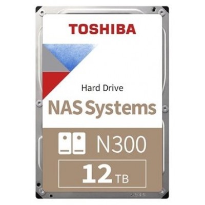 Toshiba N300 NAS HDD 12TB 3.5" SATA 6Gb-s 7200rpm