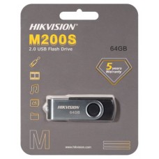 Hikvision Digital Technology HS-USB-M200S(STD)/64G unidad flash USB 64 GB USB tipo A 2.0 Negro, Acero inoxidable (Espera 4 dias)