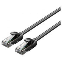 CABLE DE RED LATIGUILLO RJ45 CAT.5E UTP AWG26 30 M NEGRO VENTION (Espera 4 dias)