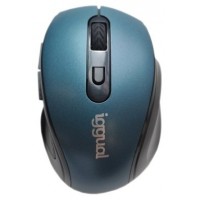iggual Rat&oacute;n inal&aacute;mbrico ERGONOMIC-M-1600DPI azul