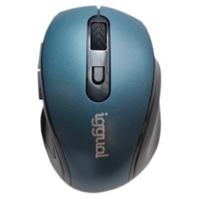 iggual Ratón inalámbrico ERGONOMIC-M-1600DPI azul