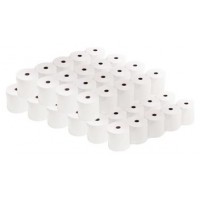 Pack 50 rollos papel t&eacute;rmico sin BPA 80X80mm