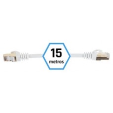 iggual Latiguillo CAT7 SFTP LSZH 15 metros blanco