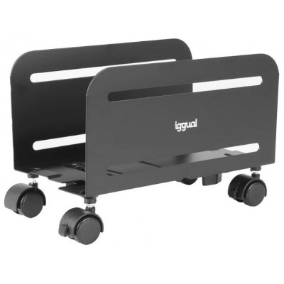 iggual Soporte CPU metálico con ruedas SOP2