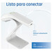 iggual Lector código barras 2D USB botón blanco-SX5 iggual Lector código barras 2D USB botón blanco