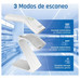 iggual Lector código barras 2D USB botón blanco-SX5 iggual Lector código barras 2D USB botón blanco