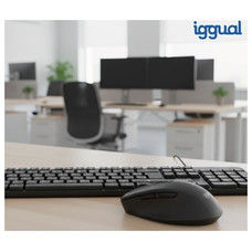 iggual Teclado USB estándar CK-SILENT-105T negro-SX2 iggual Teclado USB estándar CK-SILENT-105T negro