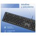iggual Teclado USB est&aacute;ndar CK-OFFICE-105T negro