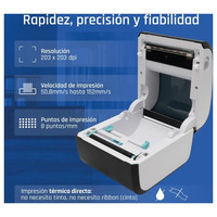 iggual Impresora etiquetas env&iacute;os 4X6 USB+Bluetoot