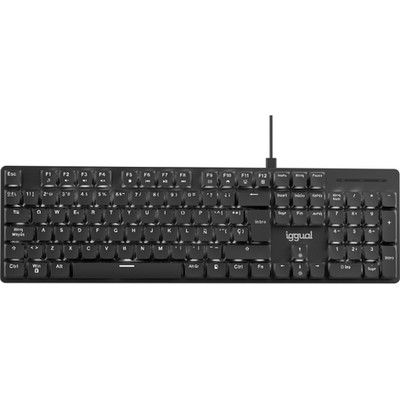 iggual Teclado USB mec&aacute;nico CK-MECHA-105T negro