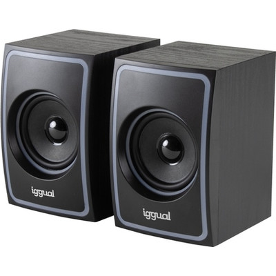 iggual Altavoces 2.0 10W mini-jack + USB Bluetooth