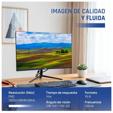 iggual Monitor 24" IPS 1ms FHD 120Hz VGA HDMI MM-SX13 iggual Monitor 24" IPS 1ms FHD 120Hz VGA HDMI MM