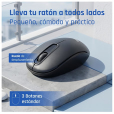 iggual Ratón inalámbrico WOM-STANDARD-3D 1000DPI-SX1 iggual Ratón inalámbrico WOM-STANDARD-3D 1000DPI